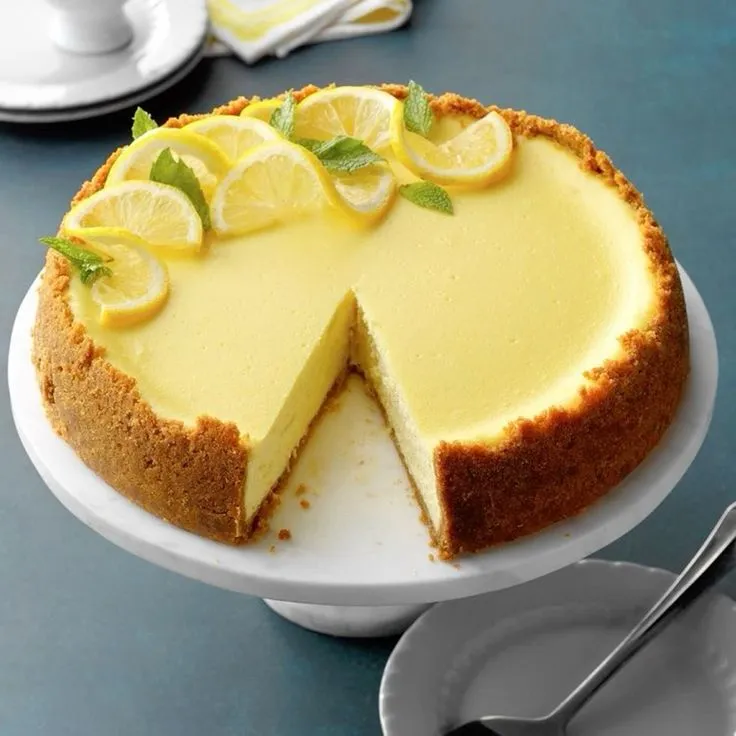 Glutensiz Limonlu Cheesecake